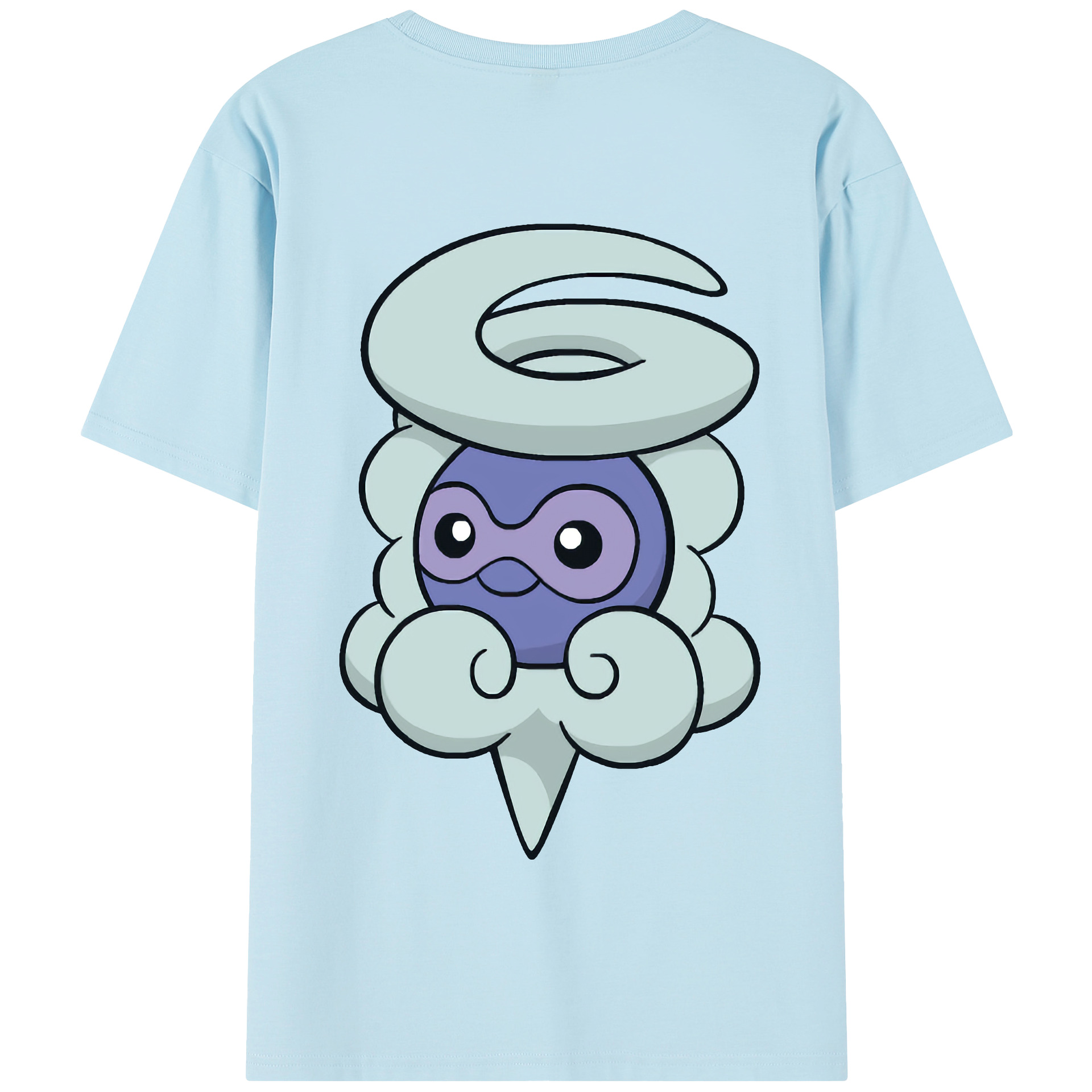 （画像用） ポケットモンスター Pokémon 綿100％半袖Tシャツ（背面プリント）